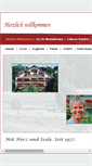 Mobile Screenshot of hotel-pension-sabine.de